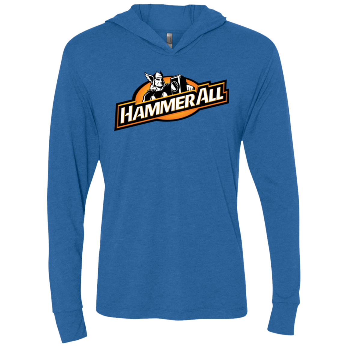 T-Shirts Vintage Royal / X-Small Hammerall Triblend Long Sleeve Hoodie Tee