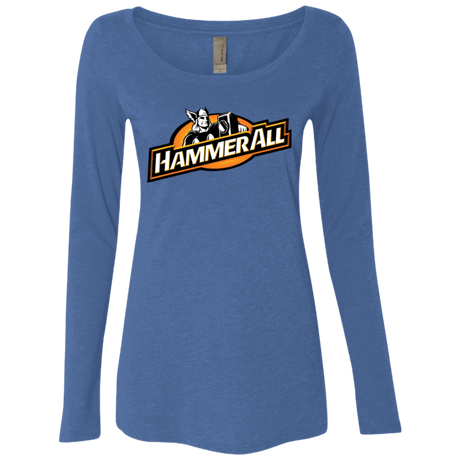 T-Shirts Vintage Royal / Small Hammerall Women's Triblend Long Sleeve Shirt
