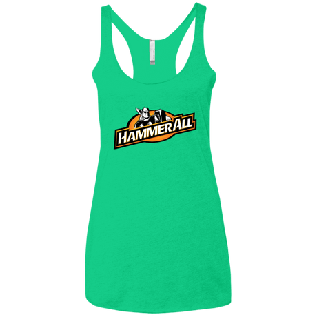 T-Shirts Envy / X-Small Hammerall Women's Triblend Racerback Tank