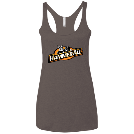 T-Shirts Macchiato / X-Small Hammerall Women's Triblend Racerback Tank