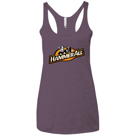 T-Shirts Vintage Purple / X-Small Hammerall Women's Triblend Racerback Tank