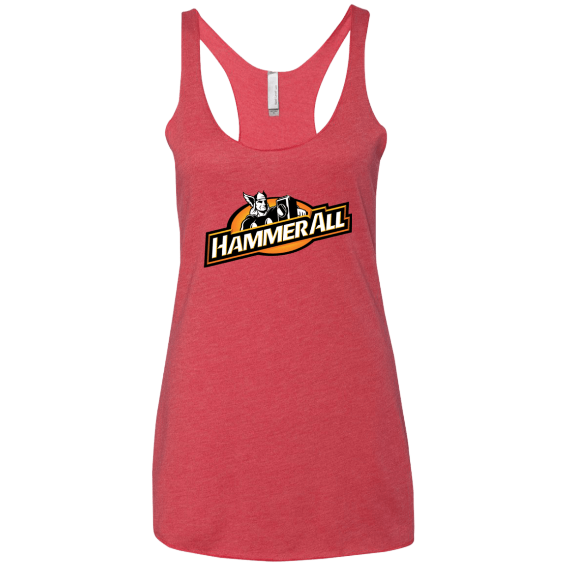 T-Shirts Vintage Red / X-Small Hammerall Women's Triblend Racerback Tank