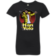 T-Shirts Black / YXS Han Yolo Girls Premium T-Shirt