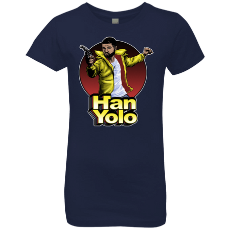 T-Shirts Midnight Navy / YXS Han Yolo Girls Premium T-Shirt