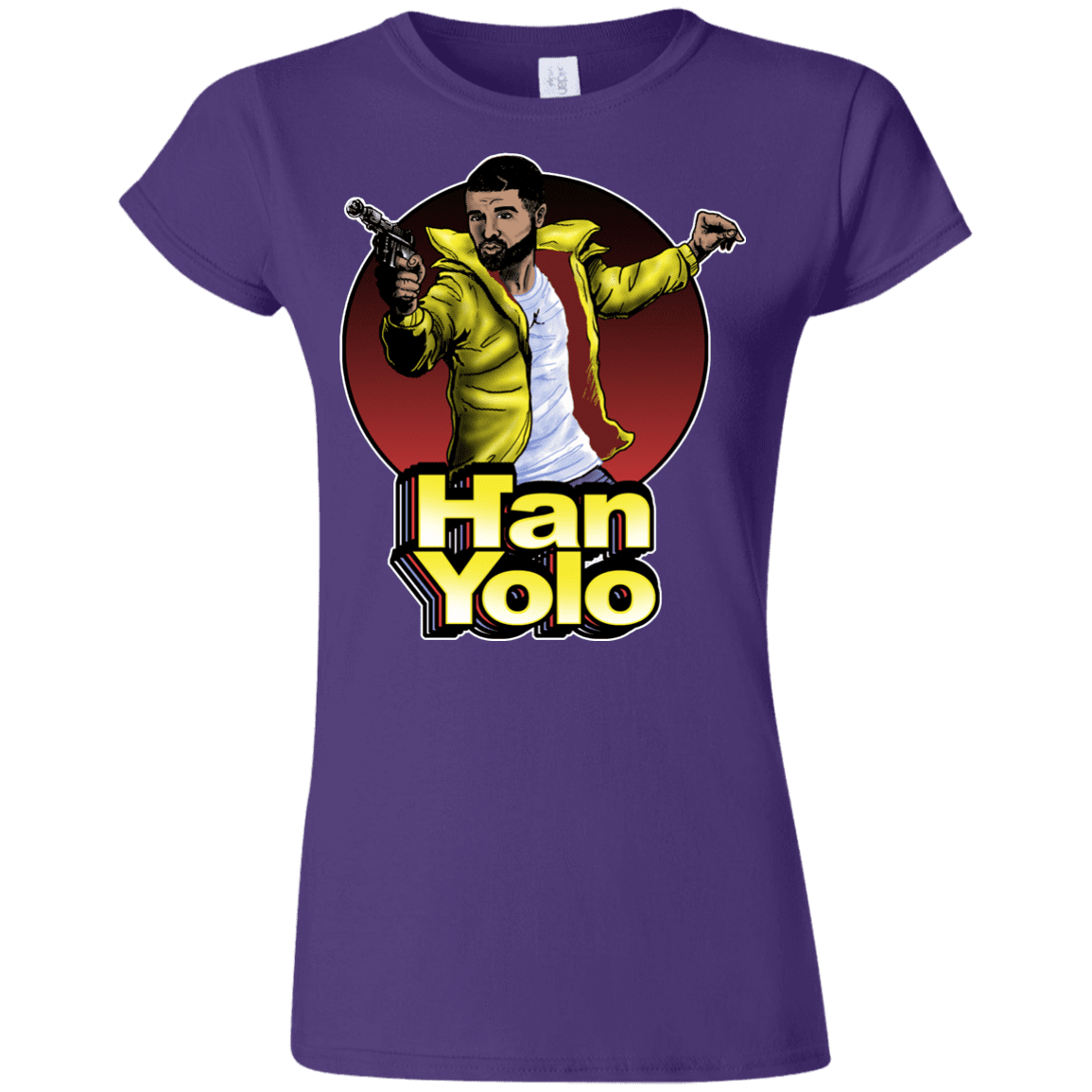 T-Shirts Purple / S Han Yolo Junior Slimmer-Fit T-Shirt