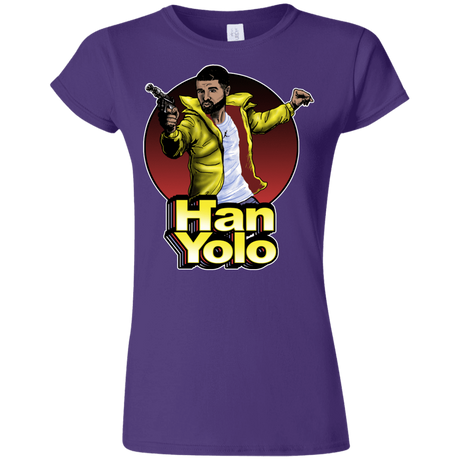 T-Shirts Purple / S Han Yolo Junior Slimmer-Fit T-Shirt