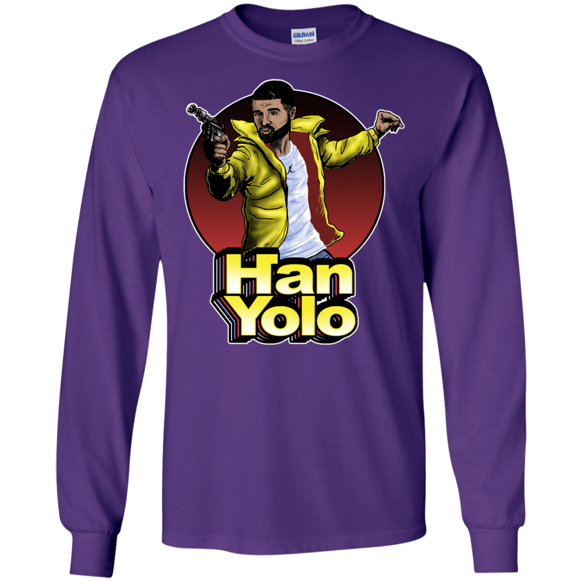T-Shirts Purple / S Han Yolo Men's Long Sleeve T-Shirt