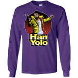T-Shirts Purple / S Han Yolo Men's Long Sleeve T-Shirt