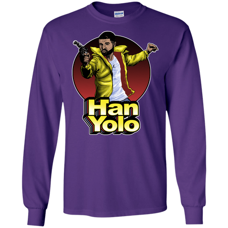 T-Shirts Purple / S Han Yolo Men's Long Sleeve T-Shirt