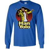 T-Shirts Royal / S Han Yolo Men's Long Sleeve T-Shirt