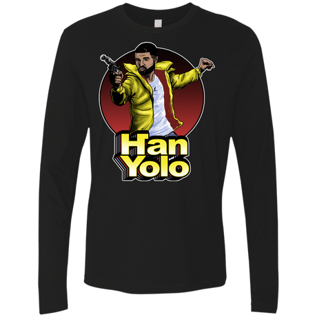 T-Shirts Black / S Han Yolo Men's Premium Long Sleeve