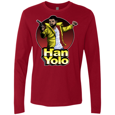 T-Shirts Cardinal / S Han Yolo Men's Premium Long Sleeve