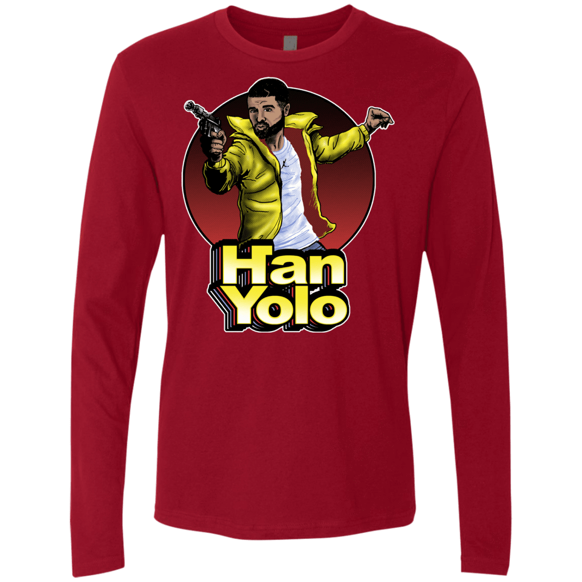 T-Shirts Cardinal / S Han Yolo Men's Premium Long Sleeve