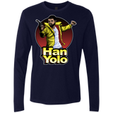 T-Shirts Midnight Navy / S Han Yolo Men's Premium Long Sleeve