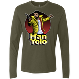 T-Shirts Military Green / S Han Yolo Men's Premium Long Sleeve