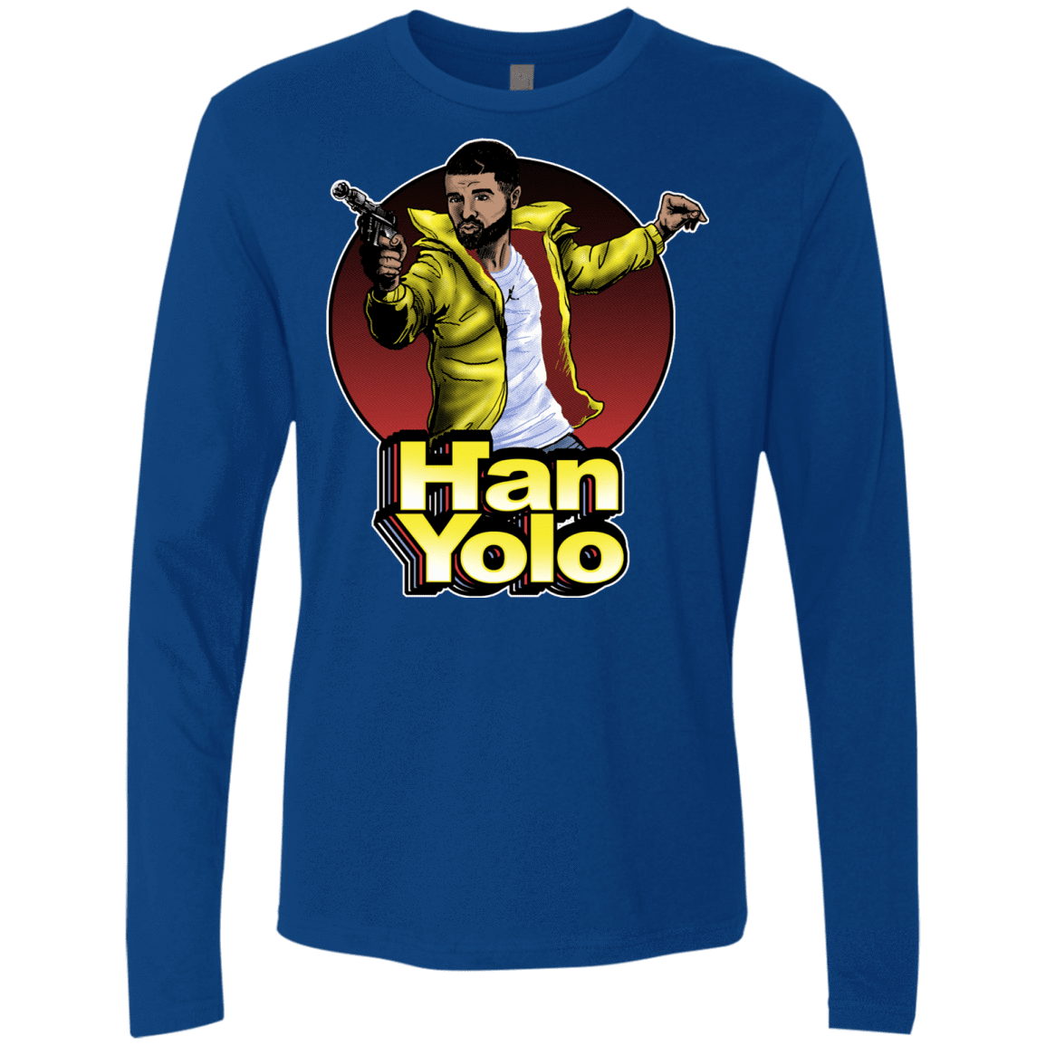 T-Shirts Royal / S Han Yolo Men's Premium Long Sleeve