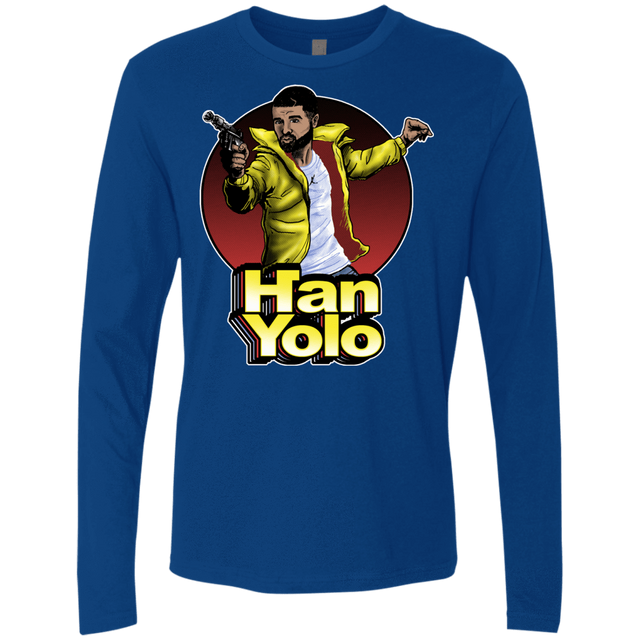 T-Shirts Royal / S Han Yolo Men's Premium Long Sleeve