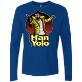 T-Shirts Royal / S Han Yolo Men's Premium Long Sleeve