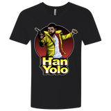T-Shirts Black / X-Small Han Yolo Men's Premium V-Neck