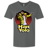 T-Shirts Heavy Metal / X-Small Han Yolo Men's Premium V-Neck