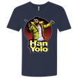 T-Shirts Midnight Navy / X-Small Han Yolo Men's Premium V-Neck