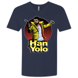 T-Shirts Midnight Navy / X-Small Han Yolo Men's Premium V-Neck