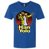 T-Shirts Royal / X-Small Han Yolo Men's Premium V-Neck