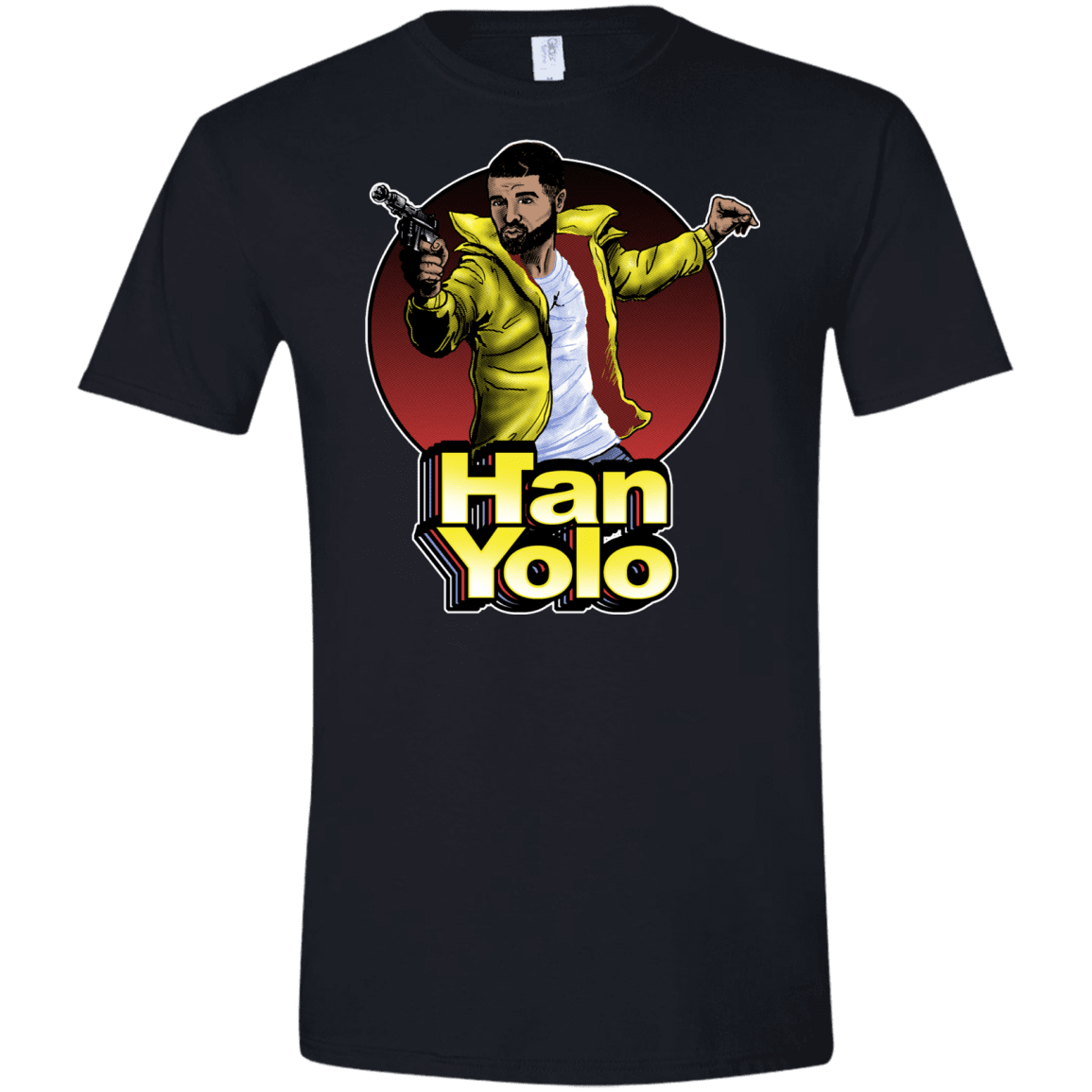T-Shirts Black / X-Small Han Yolo Men's Semi-Fitted Softstyle