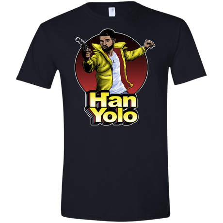 T-Shirts Black / X-Small Han Yolo Men's Semi-Fitted Softstyle