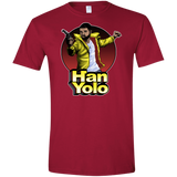 T-Shirts Cardinal Red / S Han Yolo Men's Semi-Fitted Softstyle