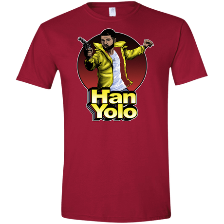 T-Shirts Cardinal Red / S Han Yolo Men's Semi-Fitted Softstyle