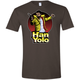 T-Shirts Dark Chocolate / S Han Yolo Men's Semi-Fitted Softstyle