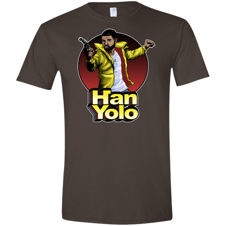 T-Shirts Dark Chocolate / S Han Yolo Men's Semi-Fitted Softstyle