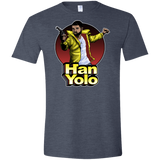 T-Shirts Heather Navy / S Han Yolo Men's Semi-Fitted Softstyle