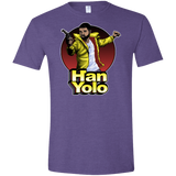 T-Shirts Heather Purple / S Han Yolo Men's Semi-Fitted Softstyle