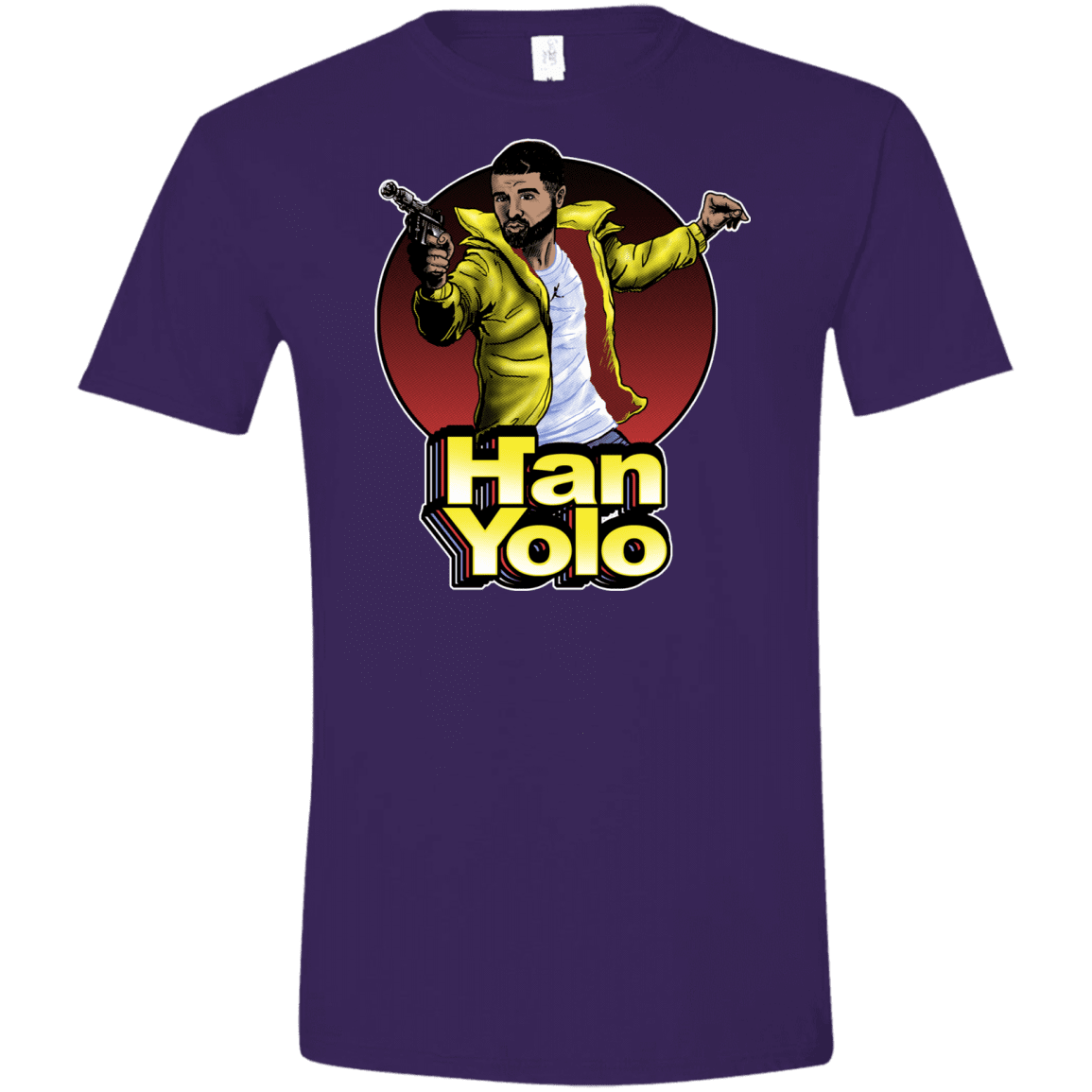 T-Shirts Purple / S Han Yolo Men's Semi-Fitted Softstyle