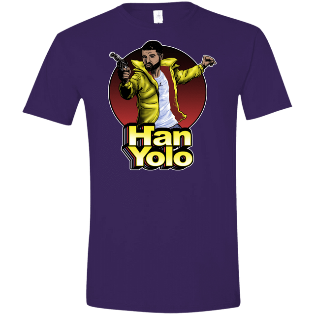 T-Shirts Purple / S Han Yolo Men's Semi-Fitted Softstyle
