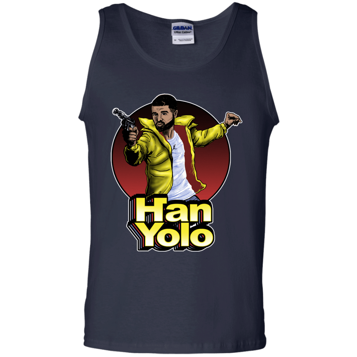 T-Shirts Navy / S Han Yolo Men's Tank Top