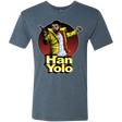 T-Shirts Indigo / S Han Yolo Men's Triblend T-Shirt