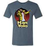 T-Shirts Indigo / S Han Yolo Men's Triblend T-Shirt