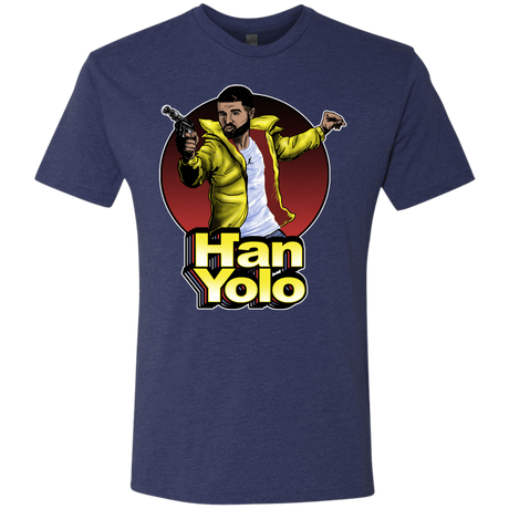 T-Shirts Vintage Navy / S Han Yolo Men's Triblend T-Shirt
