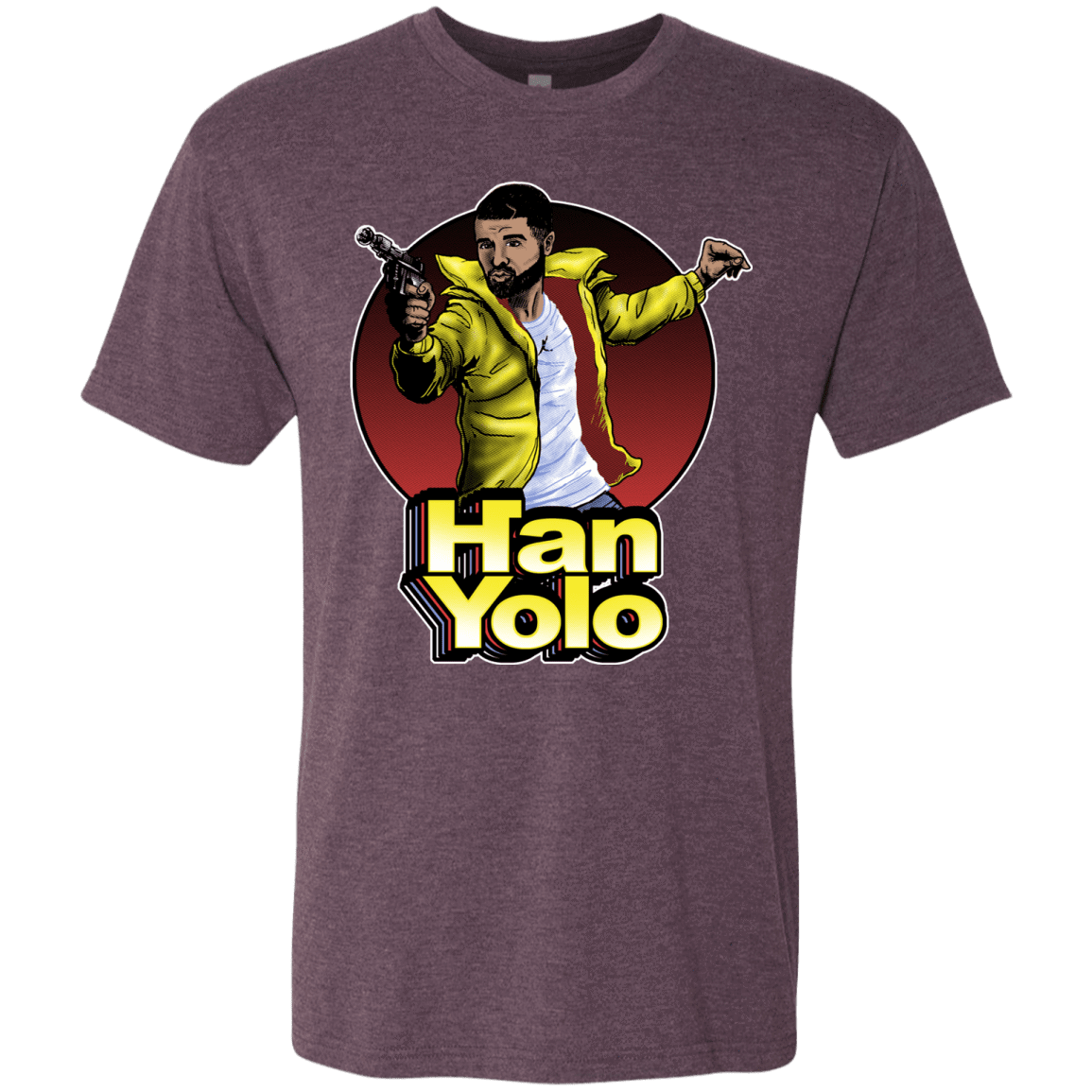 T-Shirts Vintage Purple / S Han Yolo Men's Triblend T-Shirt