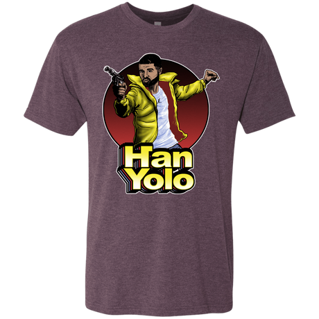 T-Shirts Vintage Purple / S Han Yolo Men's Triblend T-Shirt