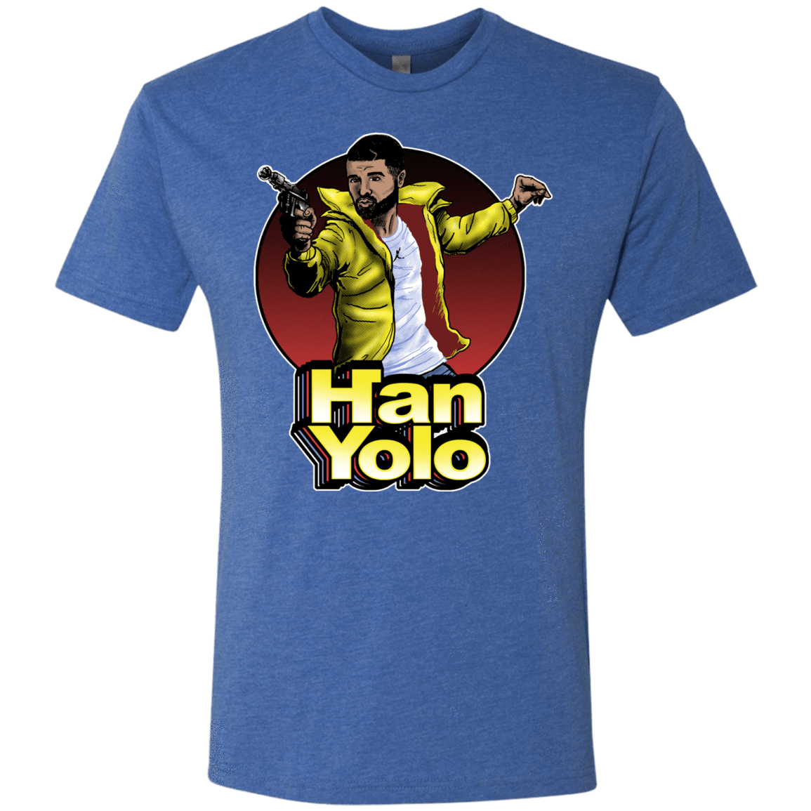 T-Shirts Vintage Royal / S Han Yolo Men's Triblend T-Shirt