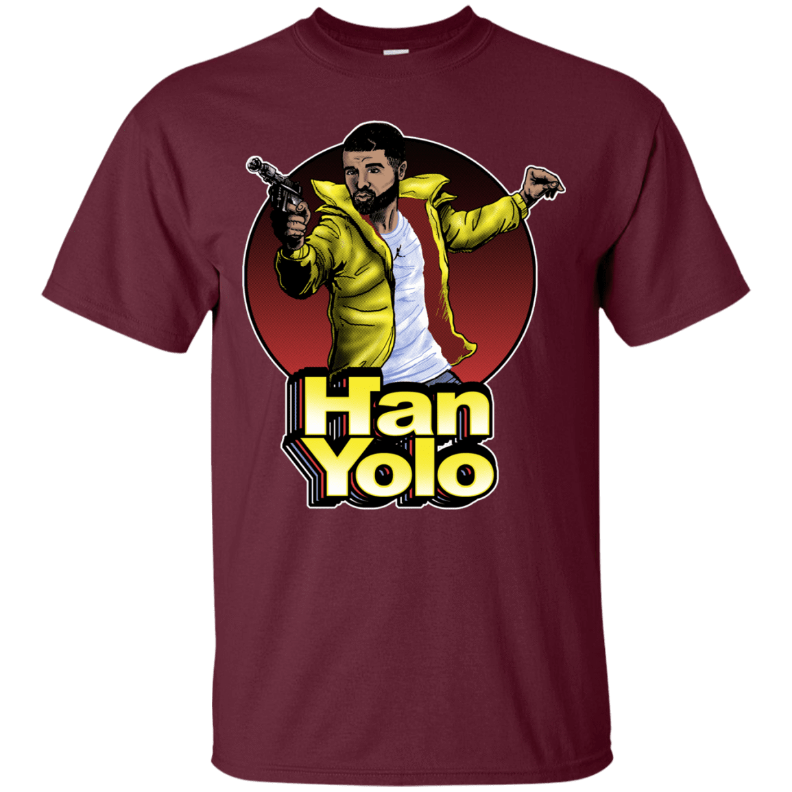T-Shirts Maroon / S Han Yolo T-Shirt