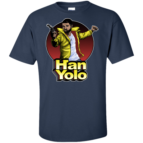T-Shirts Navy / XLT Han Yolo Tall T-Shirt