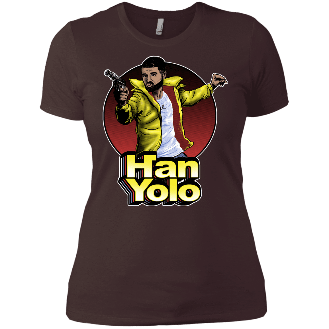 T-Shirts Dark Chocolate / X-Small Han Yolo Women's Premium T-Shirt