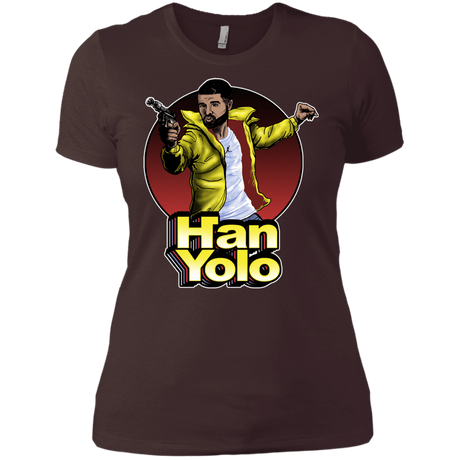 T-Shirts Dark Chocolate / X-Small Han Yolo Women's Premium T-Shirt