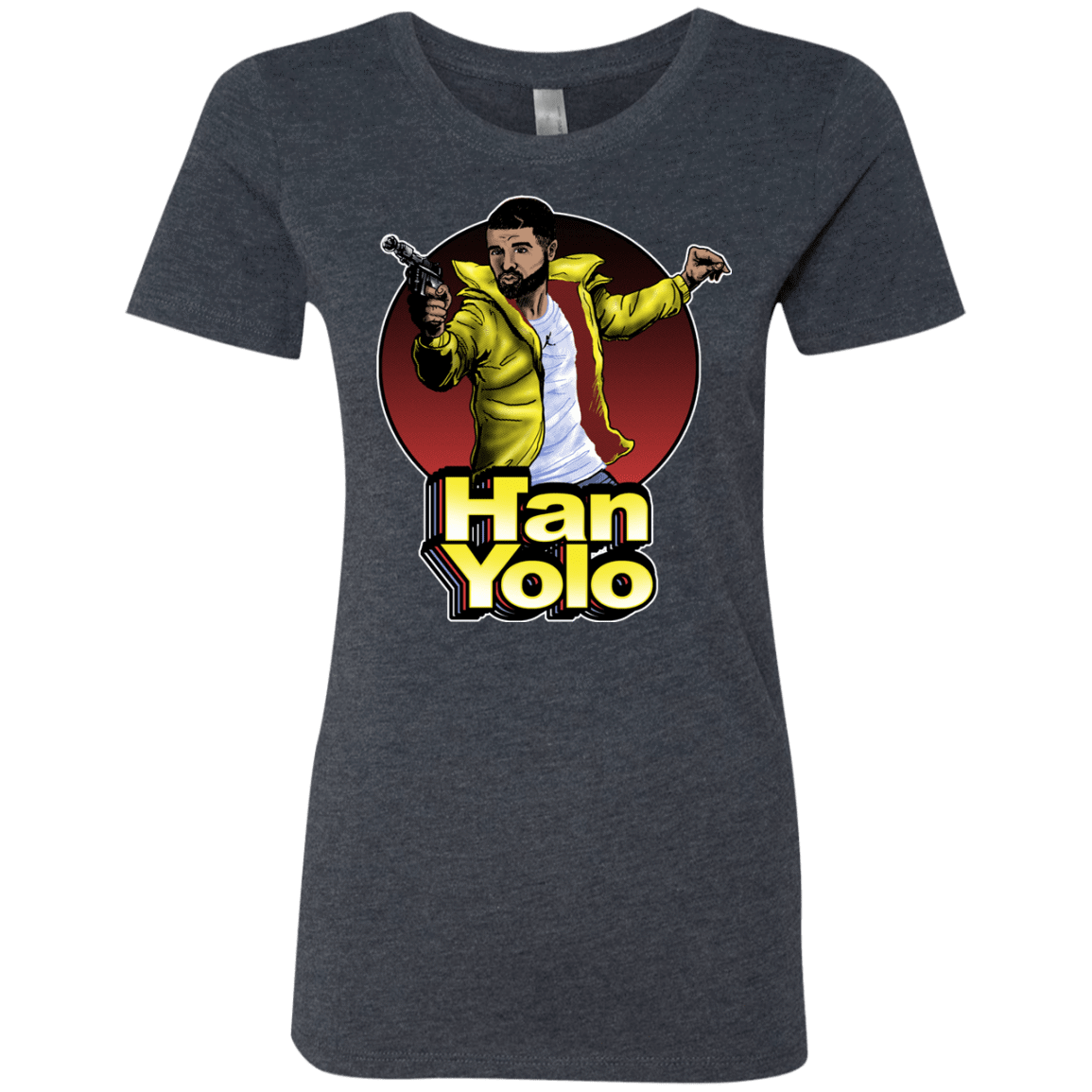 T-Shirts Vintage Navy / S Han Yolo Women's Triblend T-Shirt