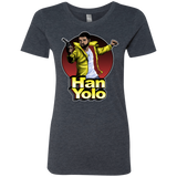 T-Shirts Vintage Navy / S Han Yolo Women's Triblend T-Shirt